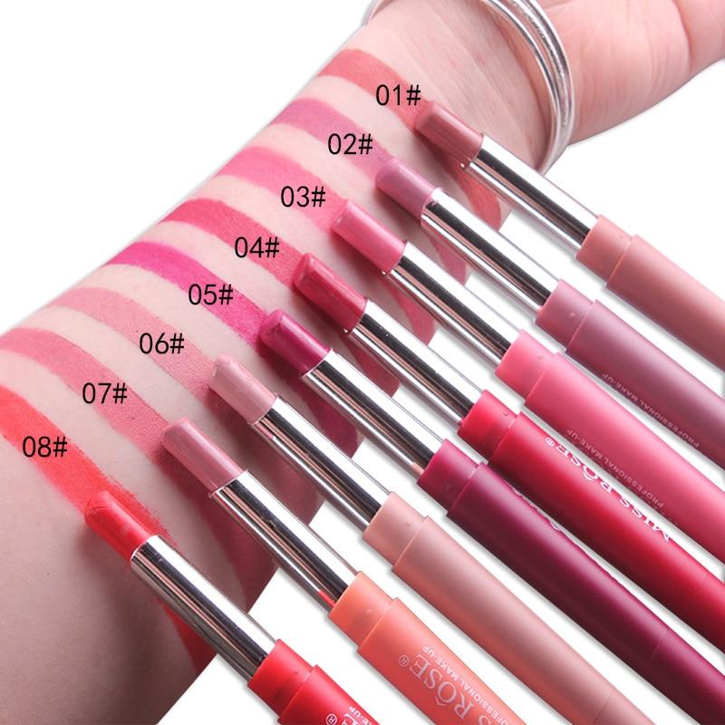 MISS ROSE 2-in-1 Lipstick Pen - look4usshop