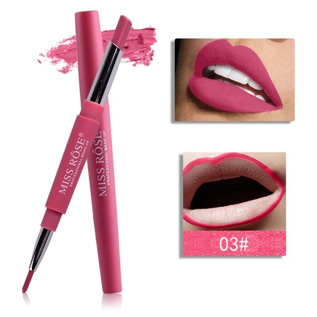 MISS ROSE 2-in-1 Lipstick Pen - look4usshop