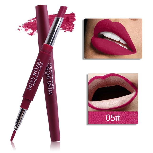 MISS ROSE 2-in-1 Lipstick Pen - look4usshop
