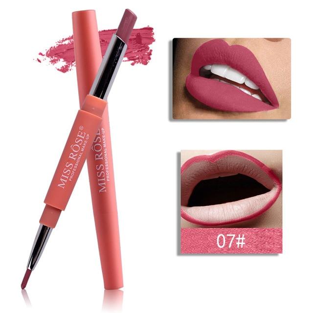 MISS ROSE 2-in-1 Lipstick Pen - look4usshop